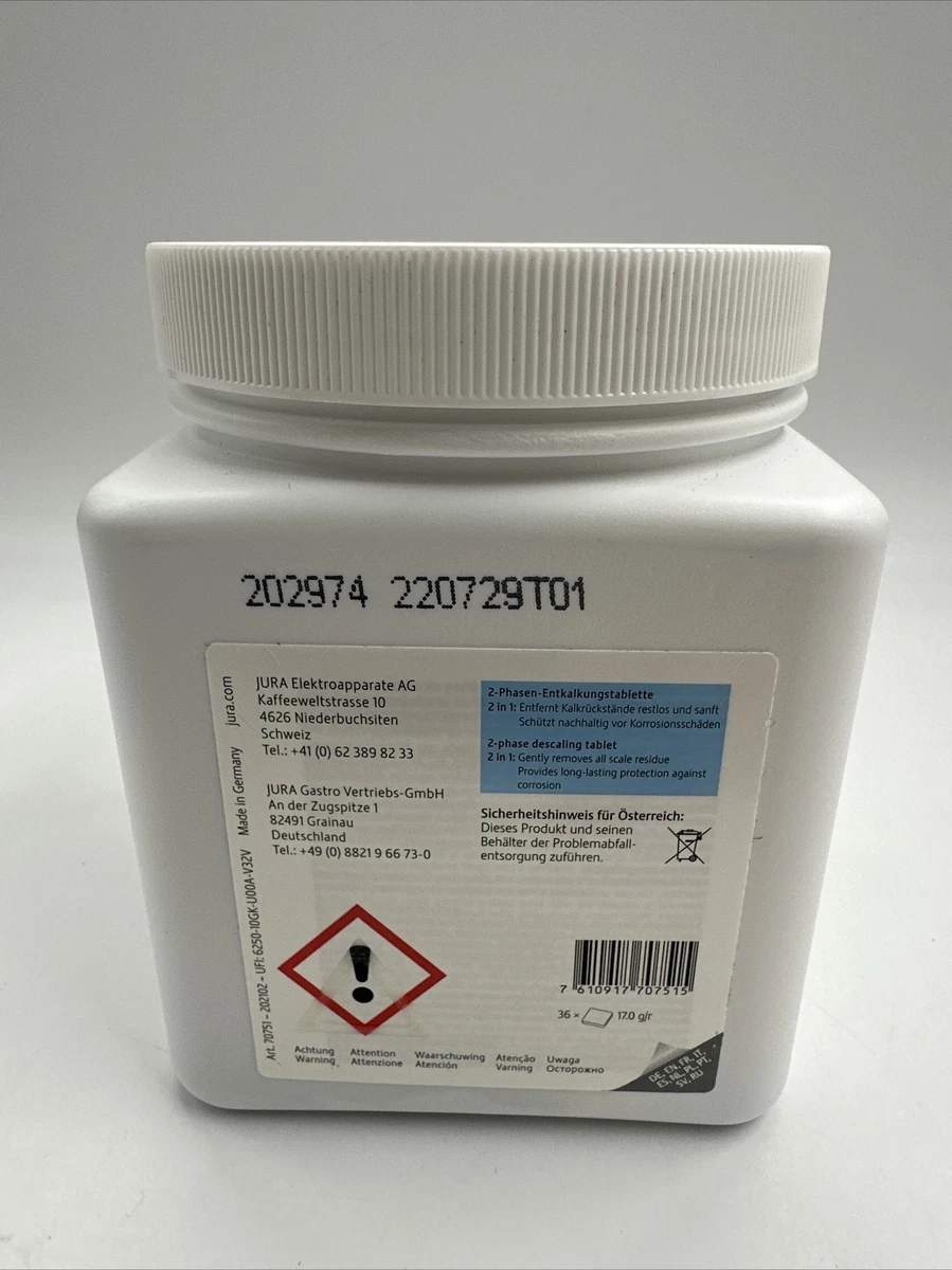 Jura 2 phase cleaning cheap tablets