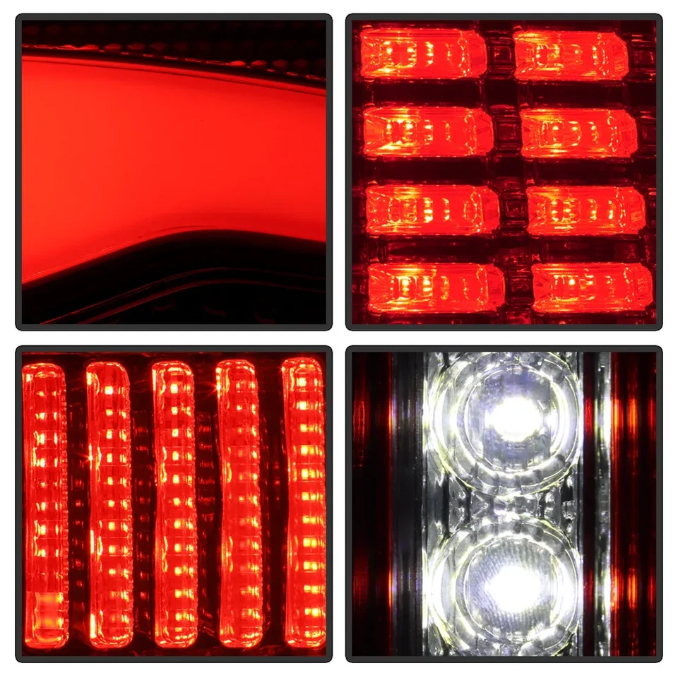 Lanterna traseira de LED para 2009-2018 Dodge Ram 1500 2500 3500 lanternas traseiras de freio LH+RH - Imagem 3 de 4