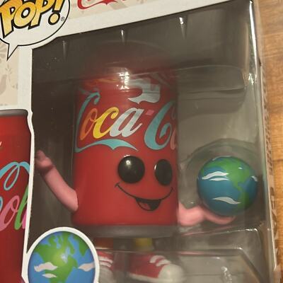 NIB Coca Cola Can I'd Like to Buy The World a Coke 105 Pop Funko