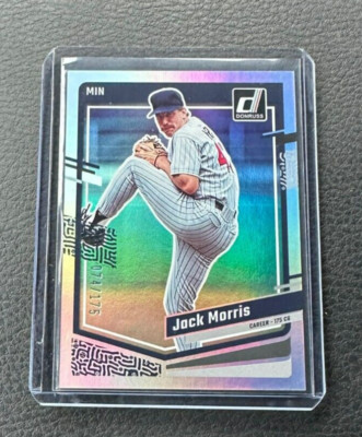 2023 Panini Donruss Jack Morris Silver Career Stat Line Parallel 074/175