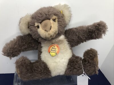 ドイツ・steiff社Cosy コアラ アンティーク Steiff Cosy Koala Bear Woven Fur Plush ID Button Tag Vintage