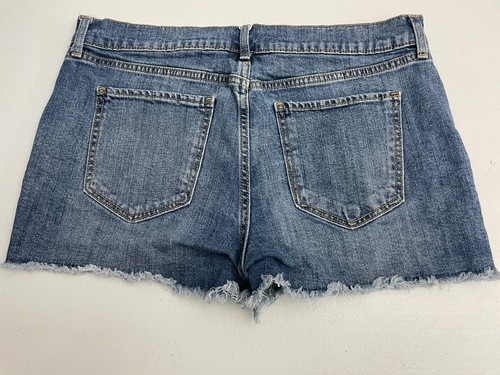 OLD NAVY Damen-Shorts mit Blumen bestickt abgeschnitten Freund Größe 12 - Bild 3 von 7