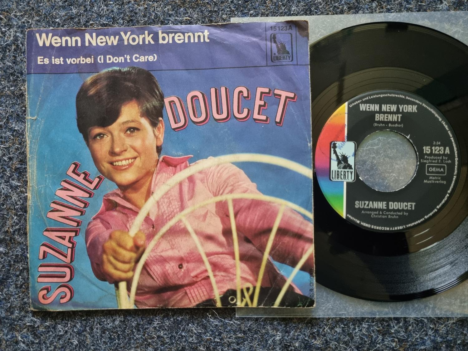 7"" Single Vinyl Suzanne Doucet - Wenn New York brennt