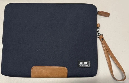 PKG-Laptop Sleeve Case Weatherproof for MacBook Pro/ Surface Pro Up to 14" Navy
