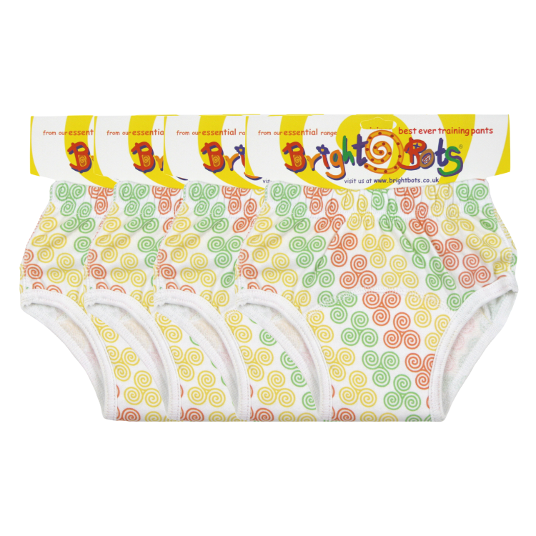 Bright Bots 4x Washable Potty Training Pull Up Pants Unisex XL 30-36mths  SALE!