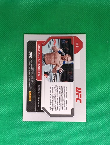 2022 MICHAEL CHANDLER PANINI PRIZM UFC MMA CARD #8 - Picture 2 of 2