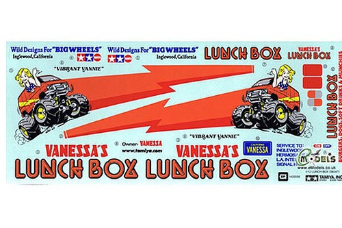 Tamiya RC Sticker Decal Set for for 1:12 Lunch Box: 58347 # 9495470 - Picture 2 of 2