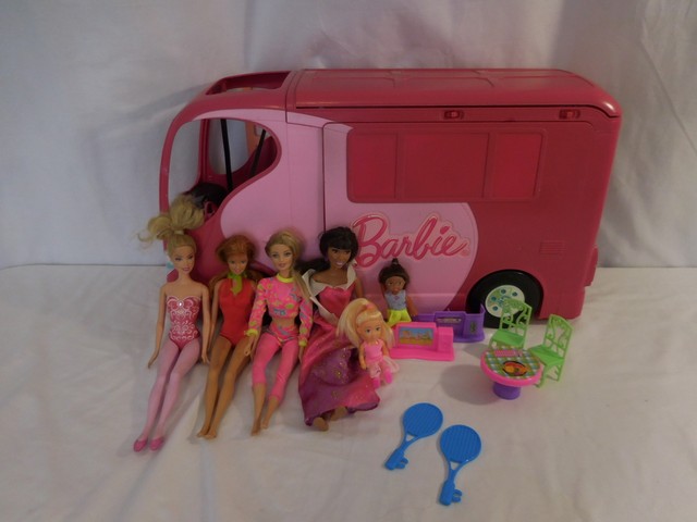 barbie sisters go camping camper