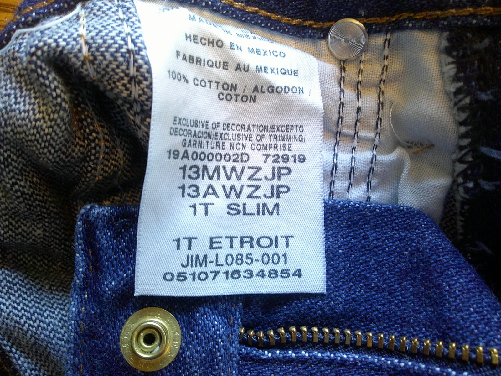 Wrangler 13MWZ Dark Blue Denim Cowboy Jeans Toddler Boys Gir