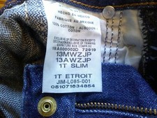 Wrangler 13MWZ Dark Blue Denim Cowboy Jeans Toddler Boys Girls Size 1T