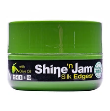 Ampro Shine-n-Jam Silk Edges - 2.25 oz Hair Gel