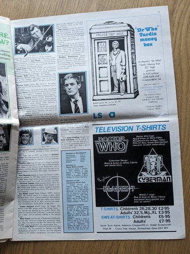 Doctor Who Cinderella Pantomime Tunbridge Wells Peter Davison Souvenir Brochure - Picture 11 of 12