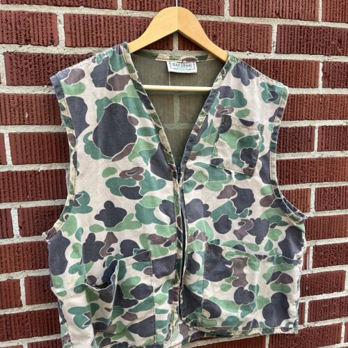 🦆Vintage 1980’s Saftbak Duck Camo Cargo/Utility Hunting Vest🦆 - Picture 2 of 5