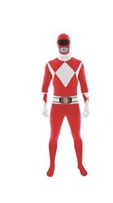 Power Rangers Red Morphsuits Bodysuit Costumes XS