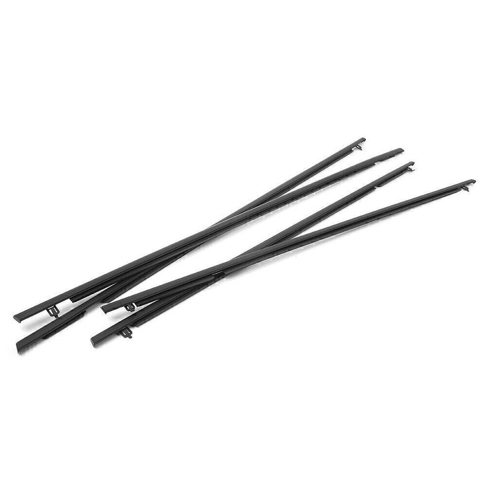4x For Honda Civic 2006-2011 Outside Window Weatherstrip Moulding Seal Belt Trim - Изображение 3 из 4