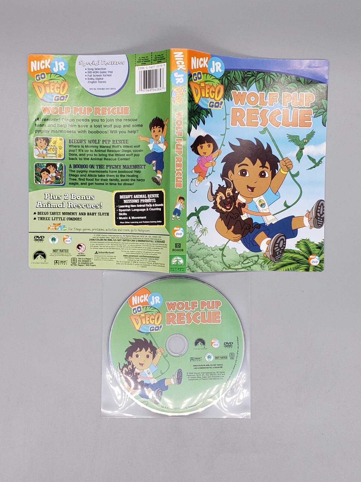 Go, Diego, Go - Wolf Pup Rescue (DVD, 2006) No Case No Tracking 97368040847 | eBay Go, Diego, Go - Wolf Pup Rescue (DVD, 2006) No Case No Tracking 97368040847 | eBay