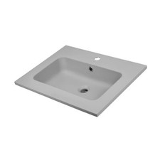 Lavabo ad Incasso Mineral Marmo Colore Grigio Cenere Mobile composizione bagno