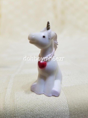 Hallmark Merry Miniatures 1986 Einhorn Valentinstag Herz Liebe