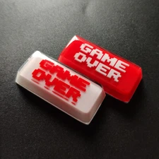Game Over 2.25U Keycap OEM Resin Handmade Enter Key Cap For Cherry MX Keyboard 