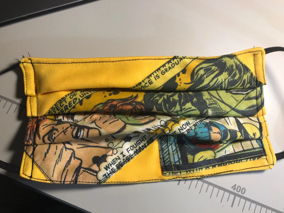 Mascarilla facial SUPER HÉROES. Reutilizable y lavable. Hecho en USA Foto 3 de 4