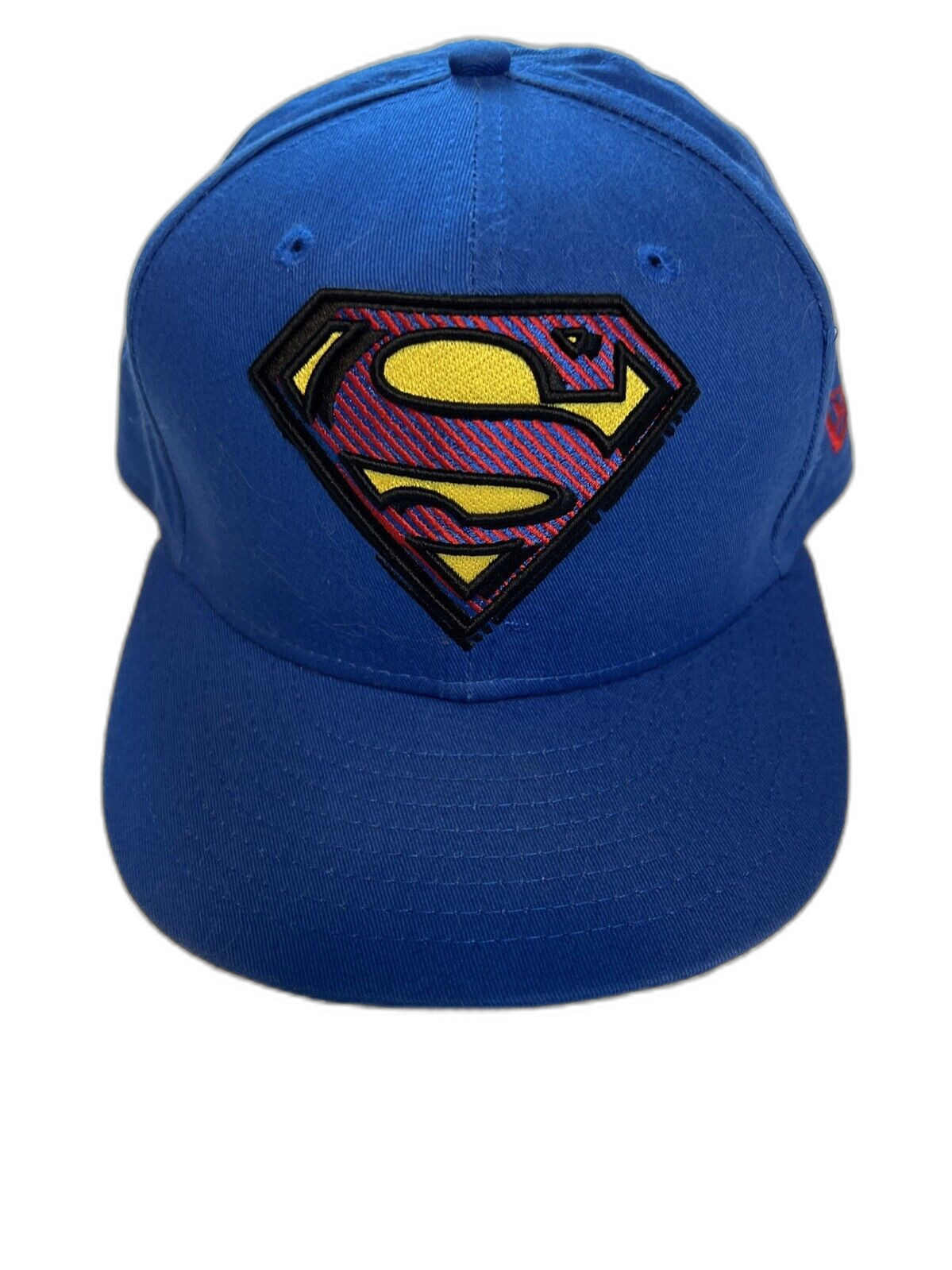 Vintage New Era Superman Small-Medium SnapBack Hat Rare DC