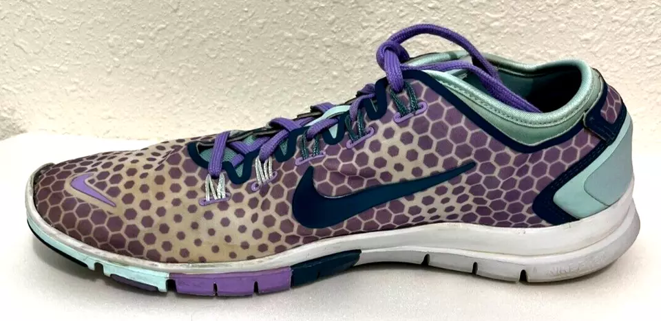Nike Mujeres Zapato Free TR Connect 2 Tenis # 638680501 Atlético Usado Púrpura S 11 Foto 3 de 4