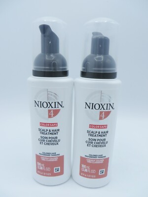 NIOXIN SYSTEM # 4 SCALP & HAIR TREATMENT  3.38 OZ (Lot of 2)