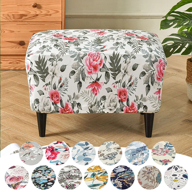 Printed footstool cheap