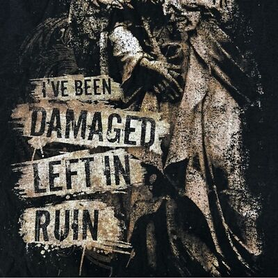 NWOT Hellyeah I've Been Damaged Left In Ruin Graphic Band T-Shirt