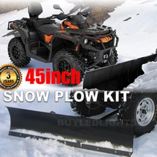 Kit Polaris Sportsman 335/400/450/500 Steel Blade ATV UTV 45" Snow Plow Kit New