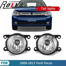 For 2008-2014 Ford Focus Pair Factory Oe Replacement Clear Lens Pair Fog Lights