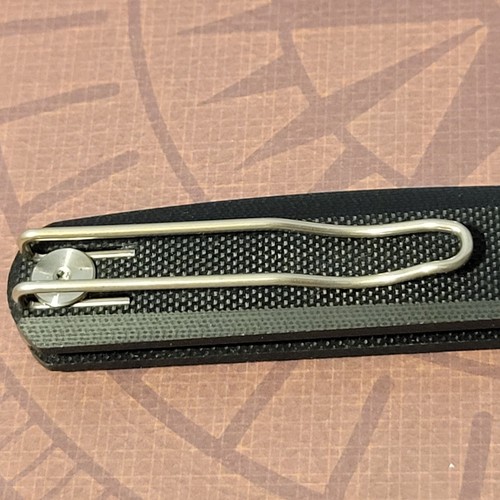 Real Steel G Slip Knife Slipjoint Black G10 Handles VG 10 Stainless Steel Blade - Picture 6 of 10