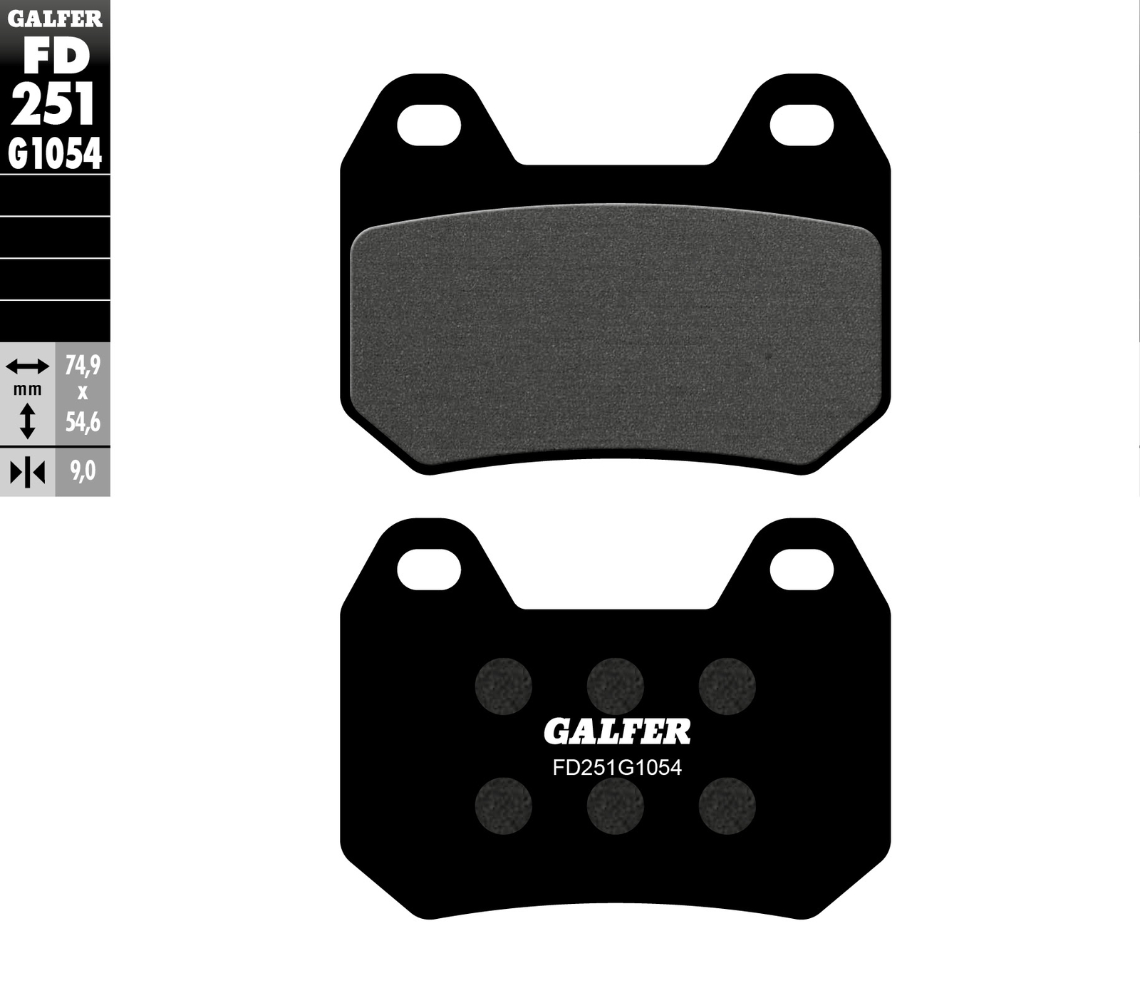 Plaquettes de frein KH304 arrière pour voyager serein en BMW K 1200 LT 97-09