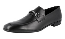 PRADA Leather Loafer Dress Shoes - Model 2DC140 - Black - NEW -  US 10.5 EU 43,5
