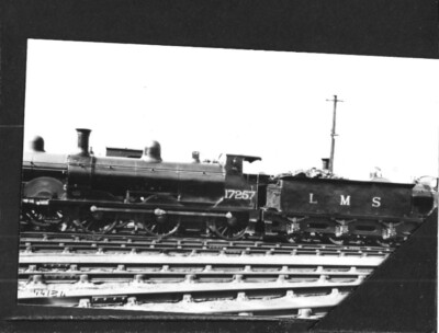 LMS - EX CALEDONIAN - CLASS 711   0-6-0  17257   - VINTAGE IMAGE - # L8844