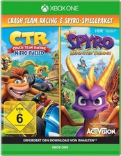 Spyro Trilogy + Crash Team Racing Xbox One Nuovo Spedizione Rapida