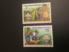 ICOLLECTZONE Papua and New Guinea 437, 439  VF NH scouts