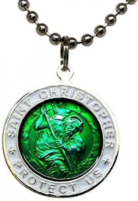 St christopher surf necklace sale