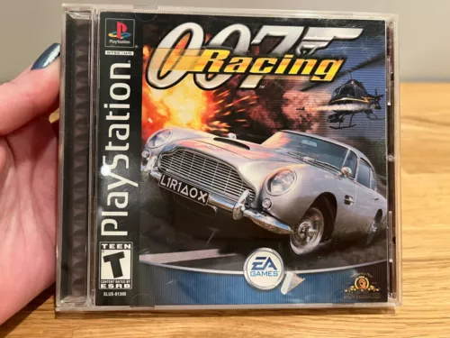 PlayStation 1 PS1 007 Racing Game - Black Label - Tested - Complete