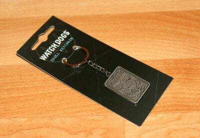 Watch Dogs Skull Metal Rare Key chain Schlüsselanhänger Keychain PS4 Xbox One