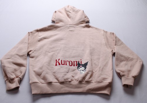 Kuromi By Sanrio Girl's ZARA Long Sleeve Pullover Hoodie CG2 Beige Size 11-12 - Picture 3 of 5