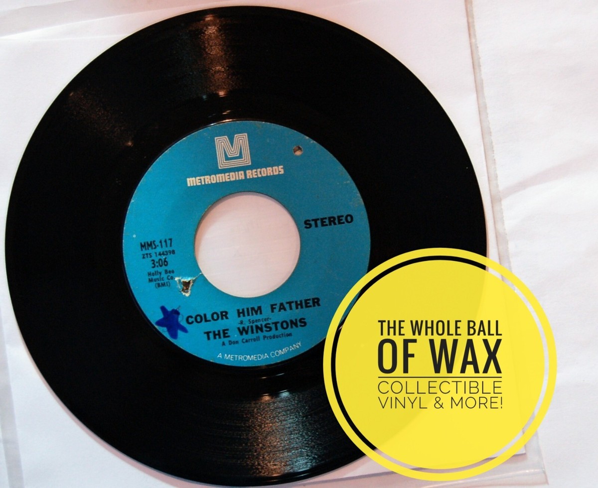The Winstons - Color Him Father / Amen Brother 45 EXCELLENT 1969