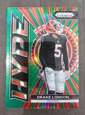 2023 Prizm Football  Drake London Falcons   Green Hype