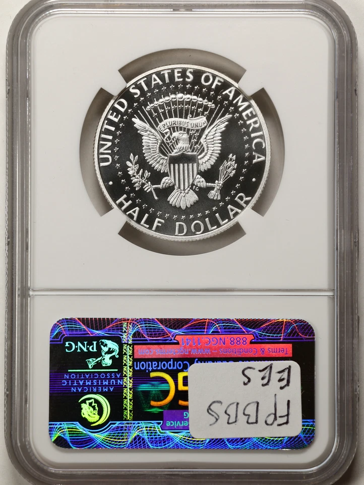 2014-S 50C High Relief Enhanced Finish SP70 DPL NGC 2654598-003 50th Anniversary - Image 2 of 2