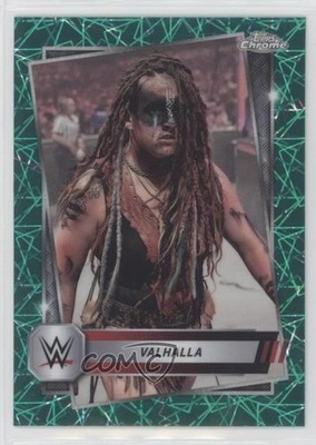 2025 Topps Chrome WWE Teal Laser Refractor /175 Sarah Logan Valhalla #179 0b3
