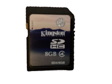 Kingston 8GB Class 4 - SDHC Card - Retail - SD4/8GB