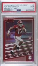 2020 Panini Chronicles Draft Picks Red Tua Tagovailoa #3 PSA 9 MINT 8d2
