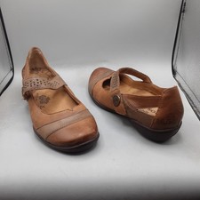 Taos Serenade Mary Jane Women's 7M Brown Leather A8