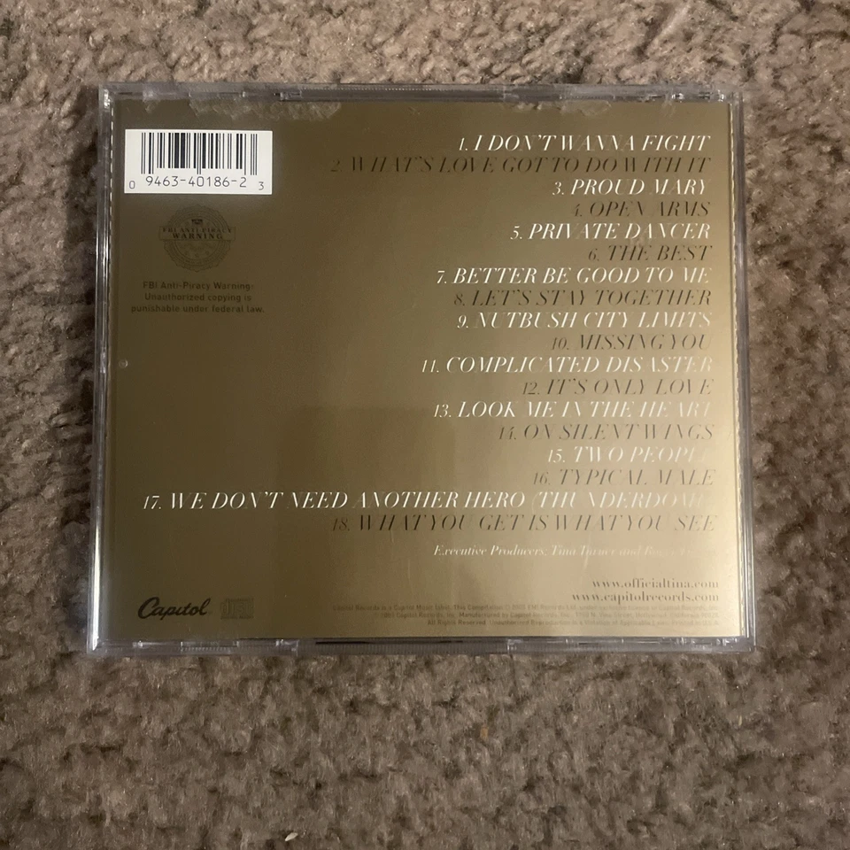 Тина Тернер все лучшее: хиты (CD, октябрь-2005, Capitol/EMI как новый! - Изображение 2 из 2