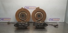 11 FORD MUSTANG SHELBY GT500 BREMBO BRAKE CALIPER FRONT SET WITH ROTORS BLACK
